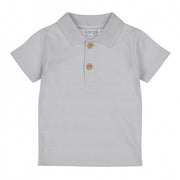 Dirkje-Jongens Polo shirt SS-Light blue