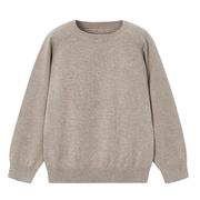 Mayoral Basic cotton jumper w/round beige
