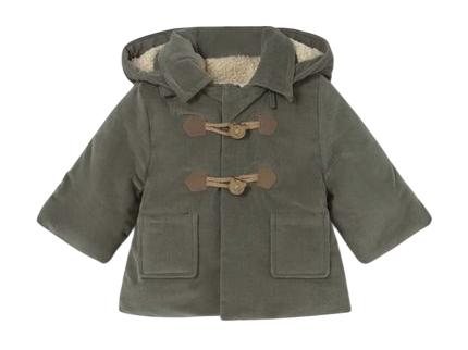 Mayoral Corduroy trench coat groen