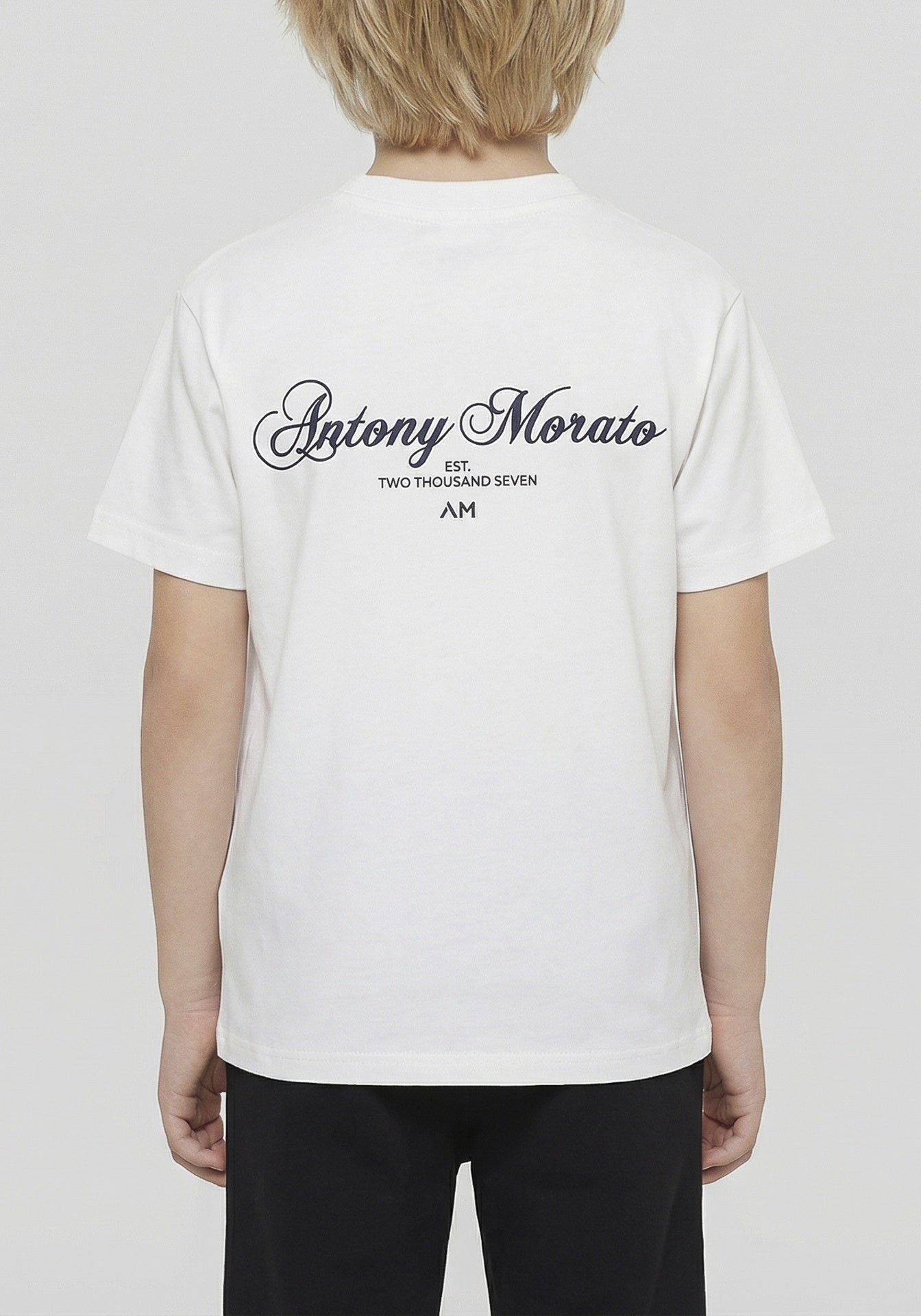 Antony Morato jongens tshirt wit met opdruk
