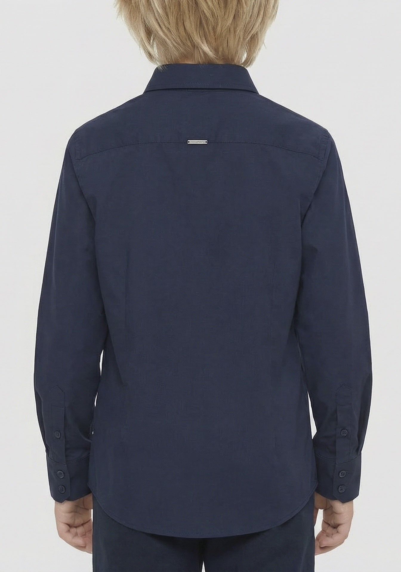 Antony Morato jongens overhemd donker blauw