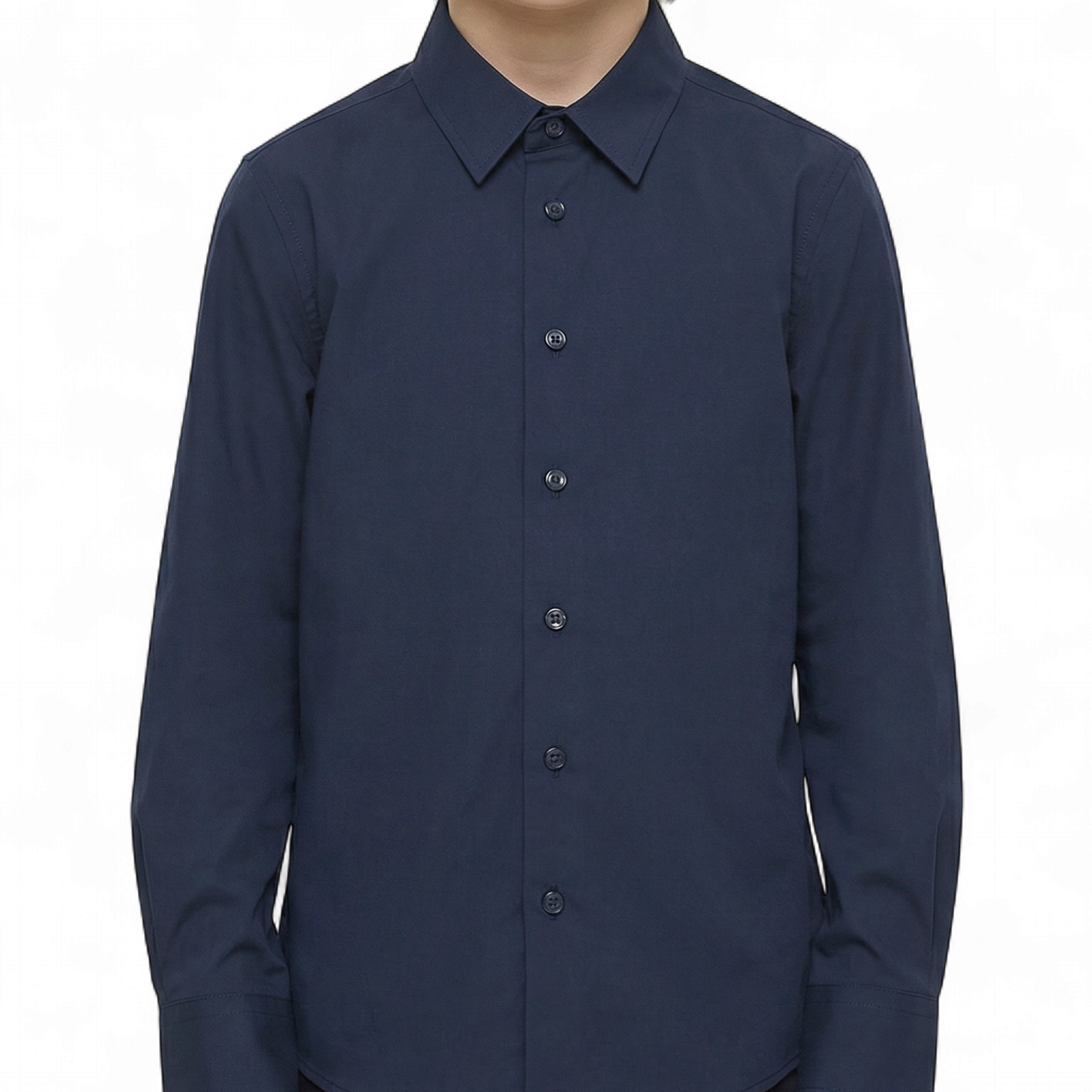 Antony Morato jongens overhemd donker blauw