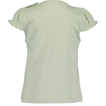 Blue seven baby meisjes tshirt groen bloem