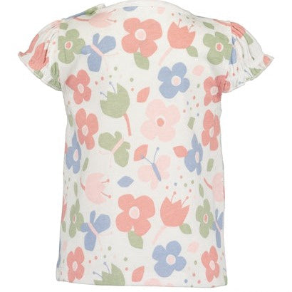 Blue seven baby meisjes tshirt bloemen