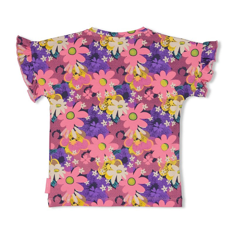 Jubel T-shirt AOP - Rolling into Spring bloemen