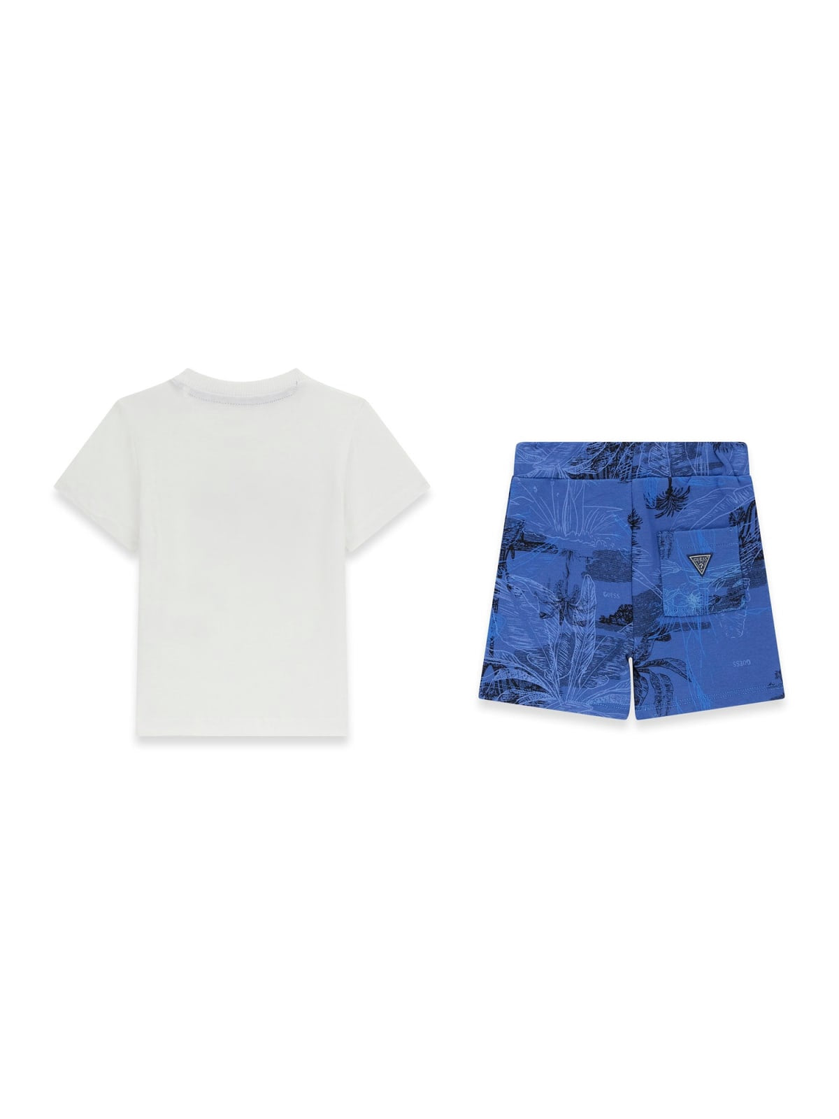 Guess baby jongens set blauw wit