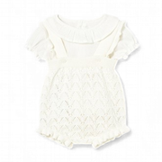 Mayoral Knit dungarees set