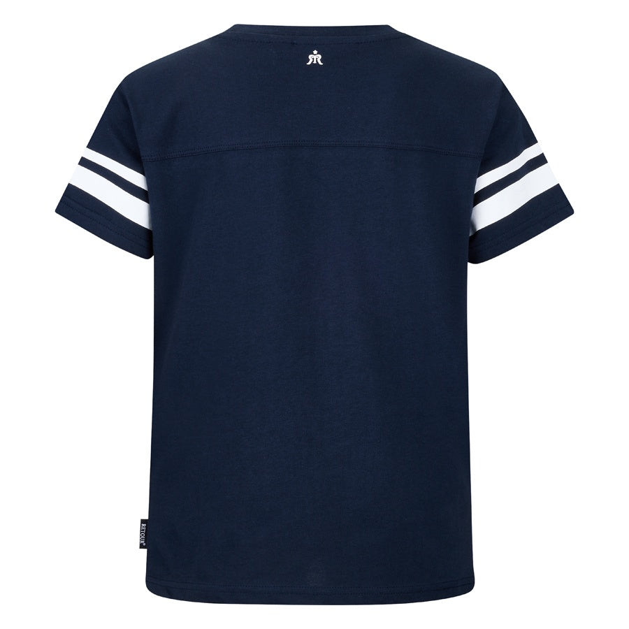 Retour jongens tshirt donker blauw Gidion