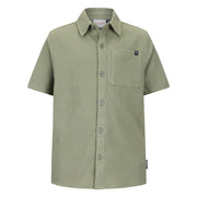 Retour jongens blouse korte mouw army groen Reinout