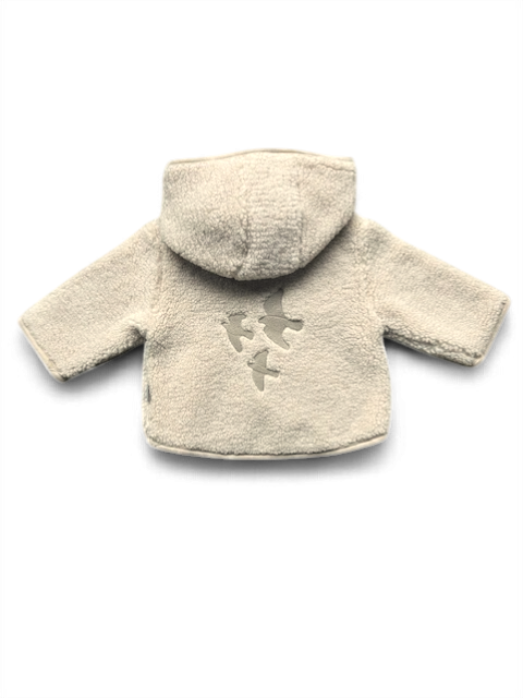Levv zip hoodie teddy LEAN light sand