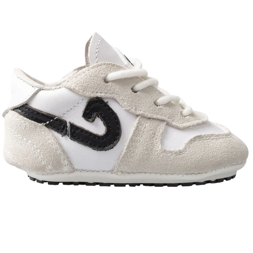 Cruyff Babyschoen wit zwart