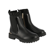 Angels Face CHELSEA RUFFLE BOOT BLACK