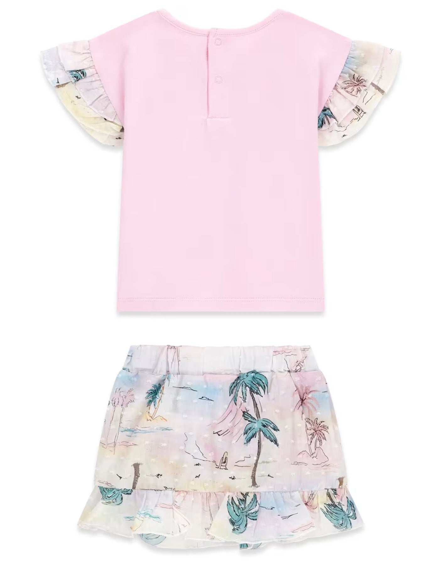Guess baby meisjes set roze