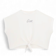 Guess meisjes tshirt wit glitter logo