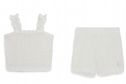 Guess meisjes set wit gebreid