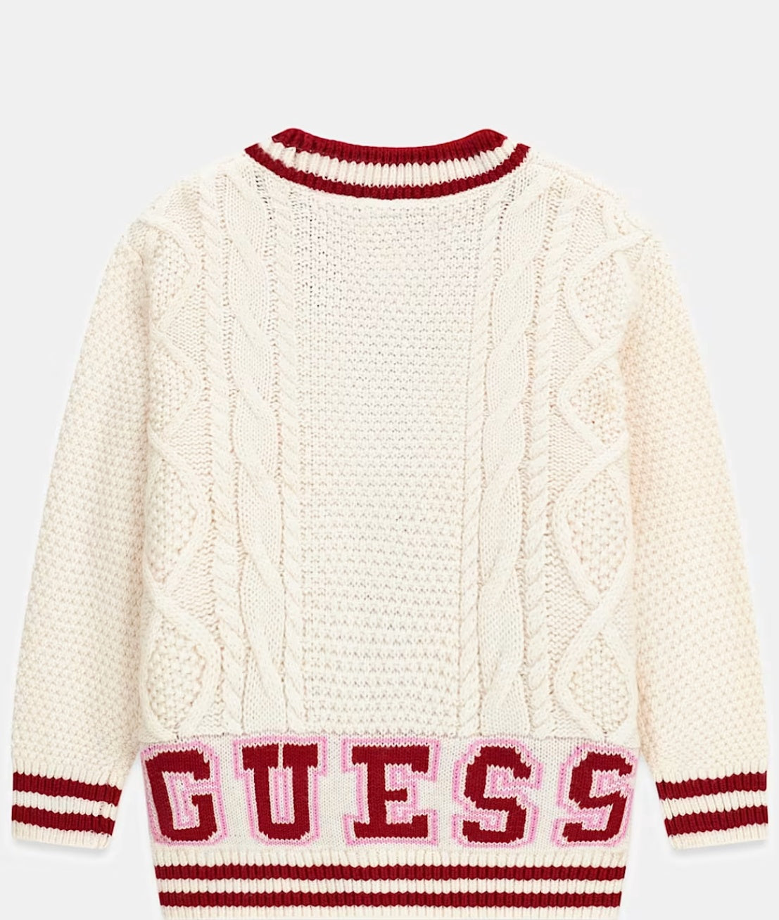 Guess baby meisjes  vet gebreid rood