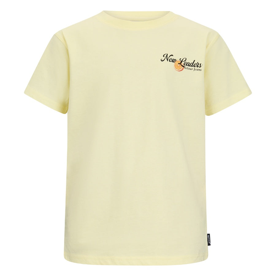 Retour jongens tshirt geel geerten