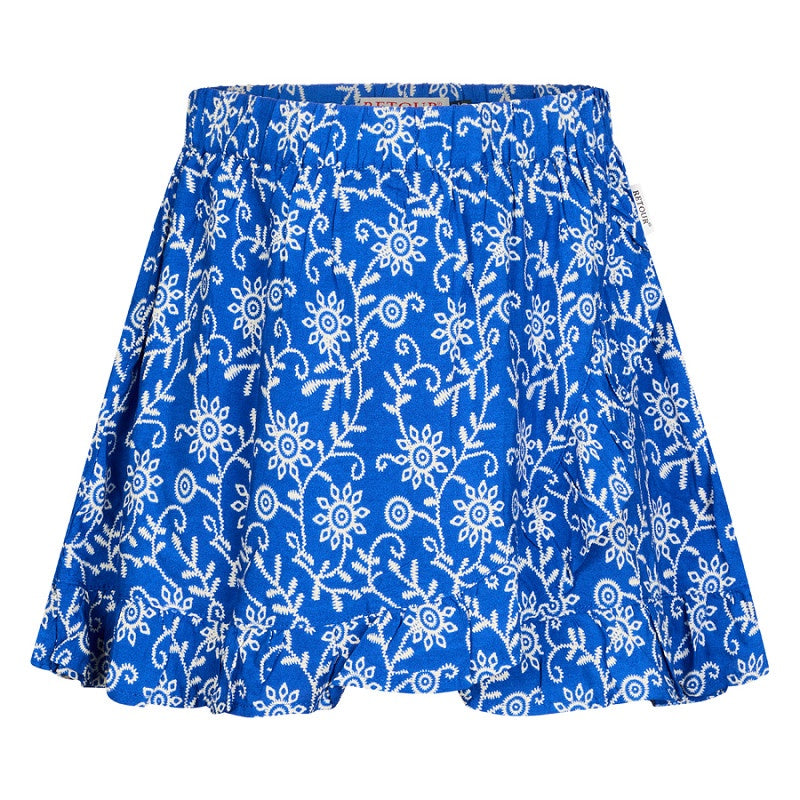 Retour meisjes skort blauw/wit Zelena