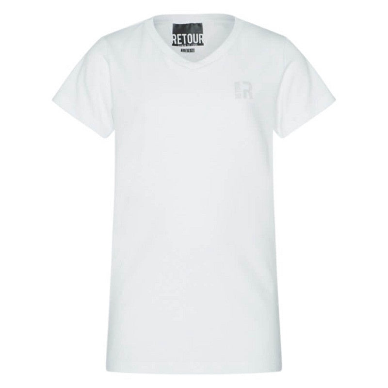 Retour jongens tshirt wit Sean