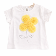 EMC baby meisjes tshirt gele bloem