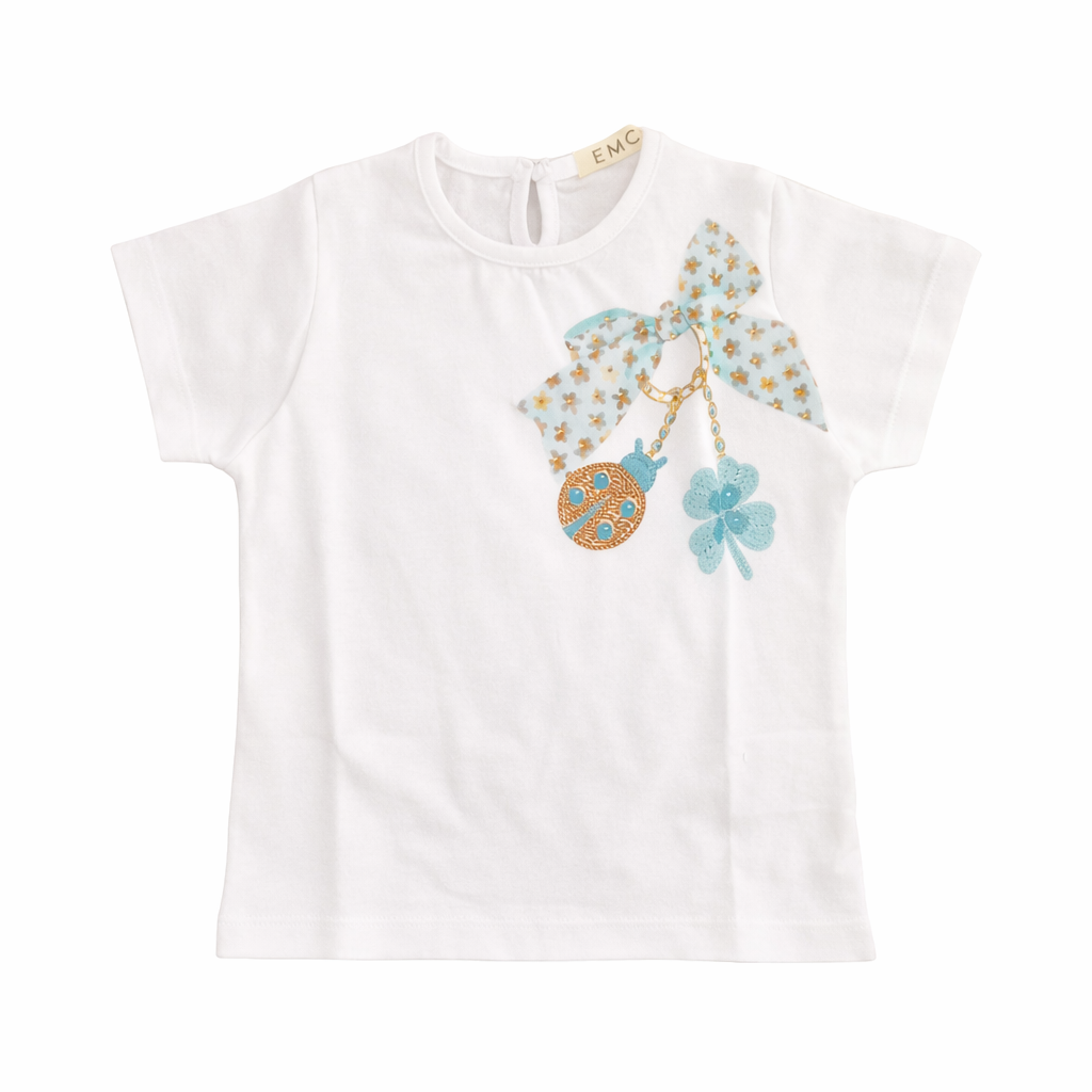 EMC meisjes tshirt  strik groen