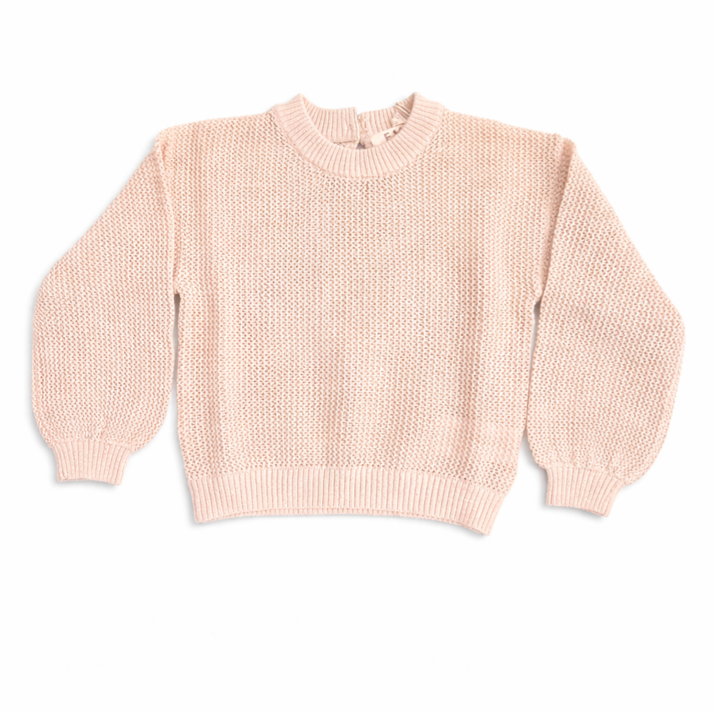 EMC meisjes trui beige glitter