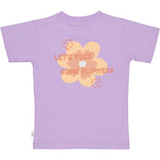 QPI meisjes tshirt paars bloem