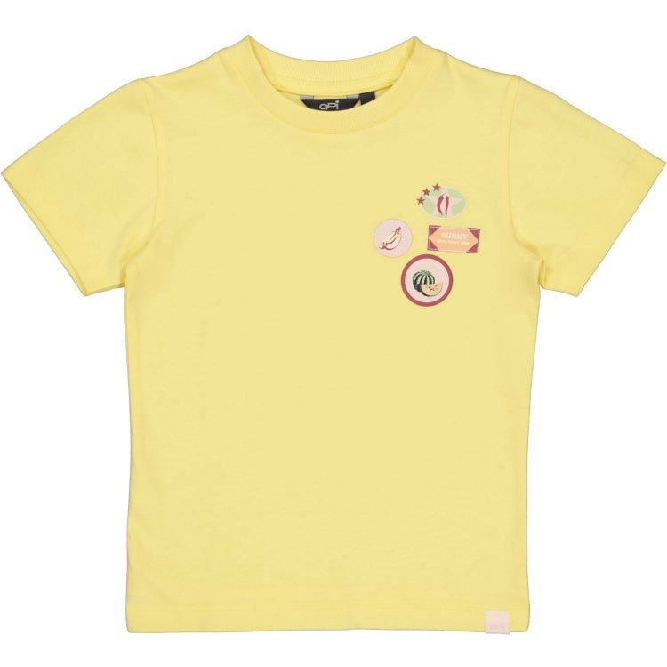 QPI meisjes tshirt geel