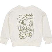 QPI jongens sweater groene opdruk