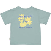 QPI baby jongens tshirt mint bloem