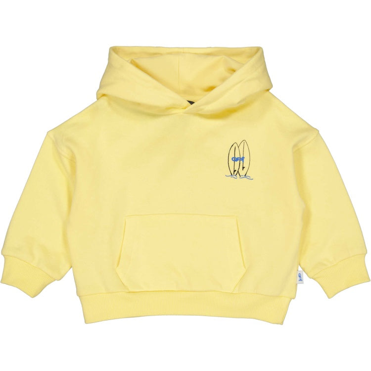 QPI baby jongens sweater geel krokodil