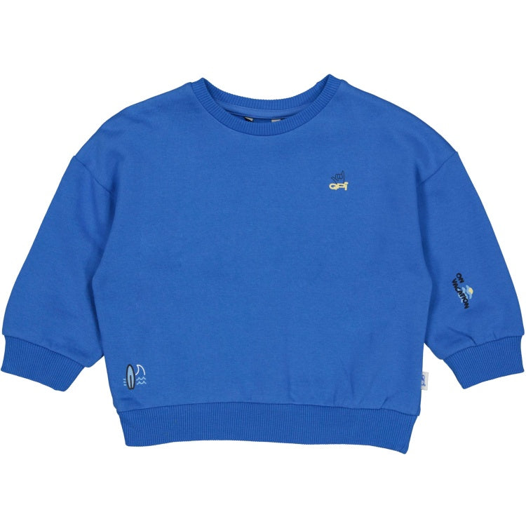 QPI baby jongens sweater licht blauw