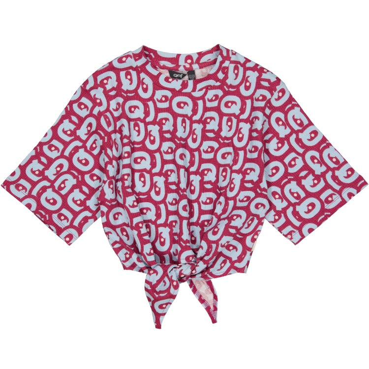 QPI meisjes shirt  donker roze
