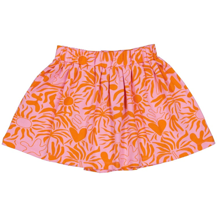 Quapi meisjes rok roze/oranje