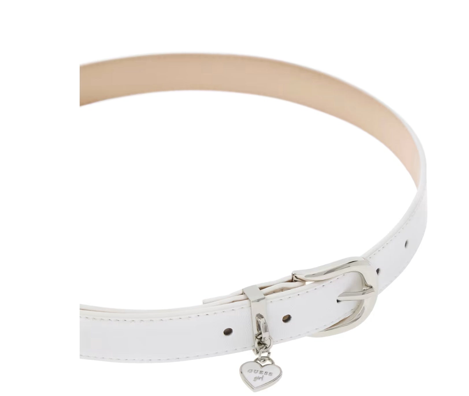 Guess meisjes riem wit