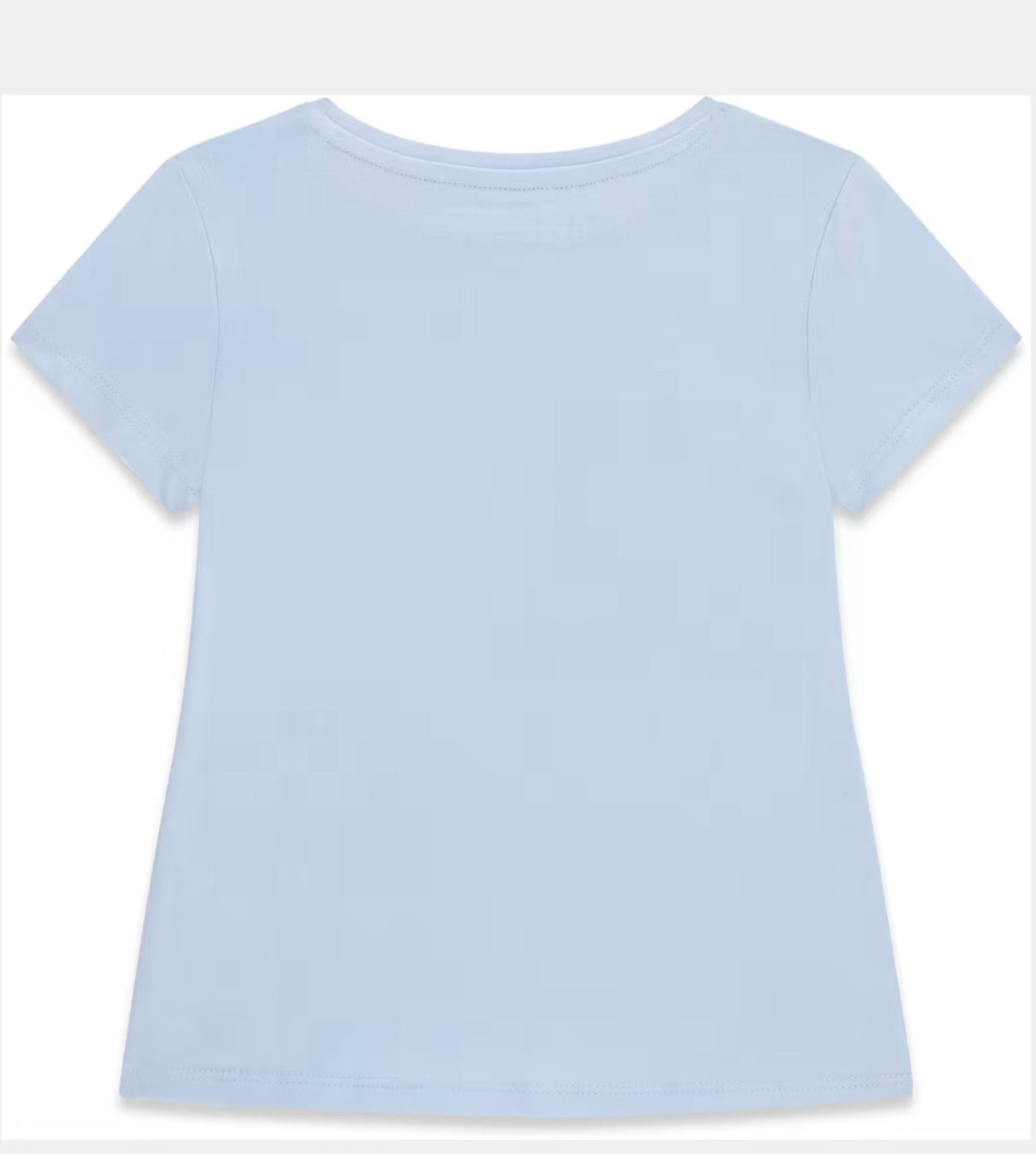 Guess meisjes tshirt blauw bloem/vlinder