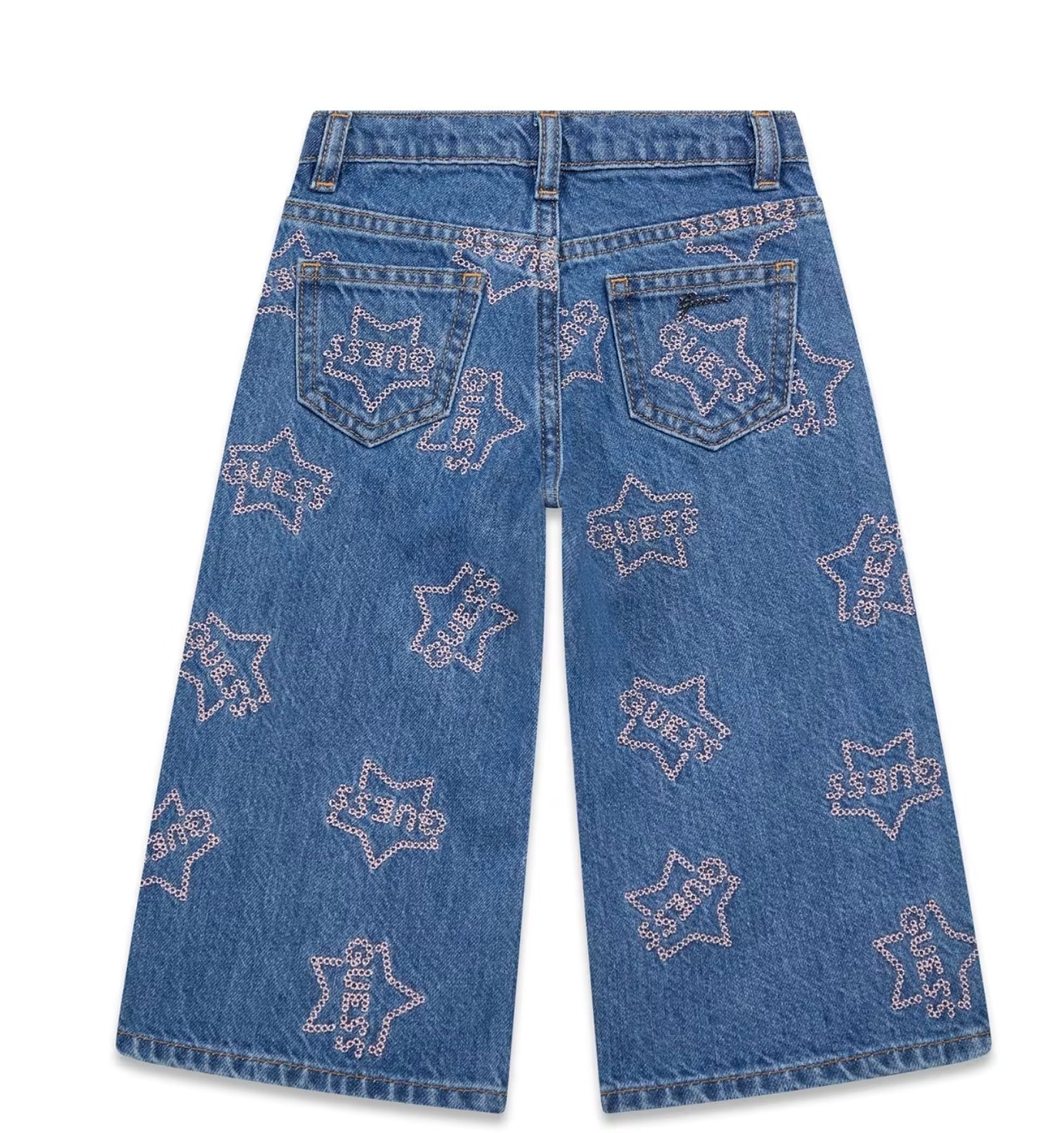 Guess meisjes jeans roze sterren