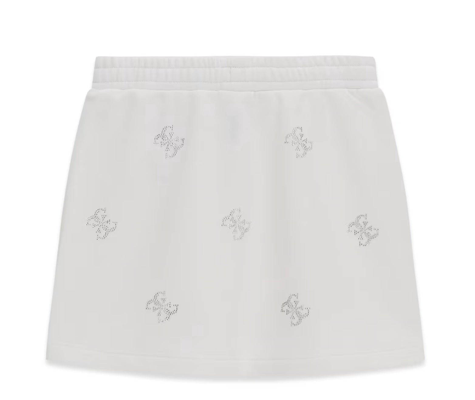 Guess meisjes rok wit glitter logo