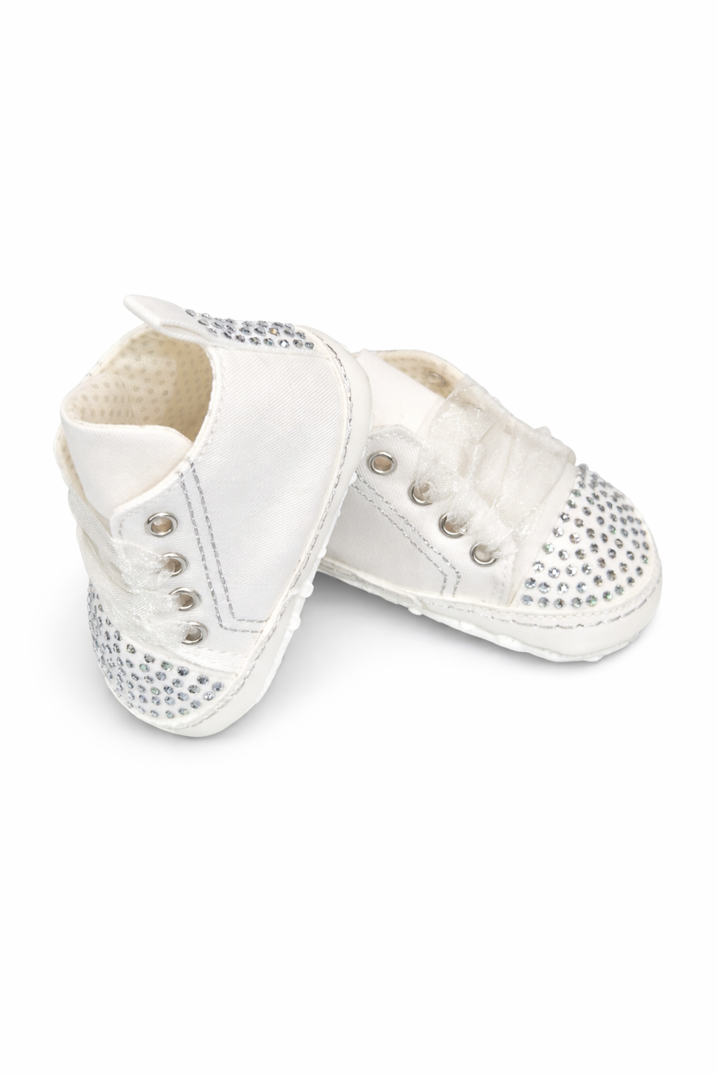 EMC baby meisjes schoen wit glitter