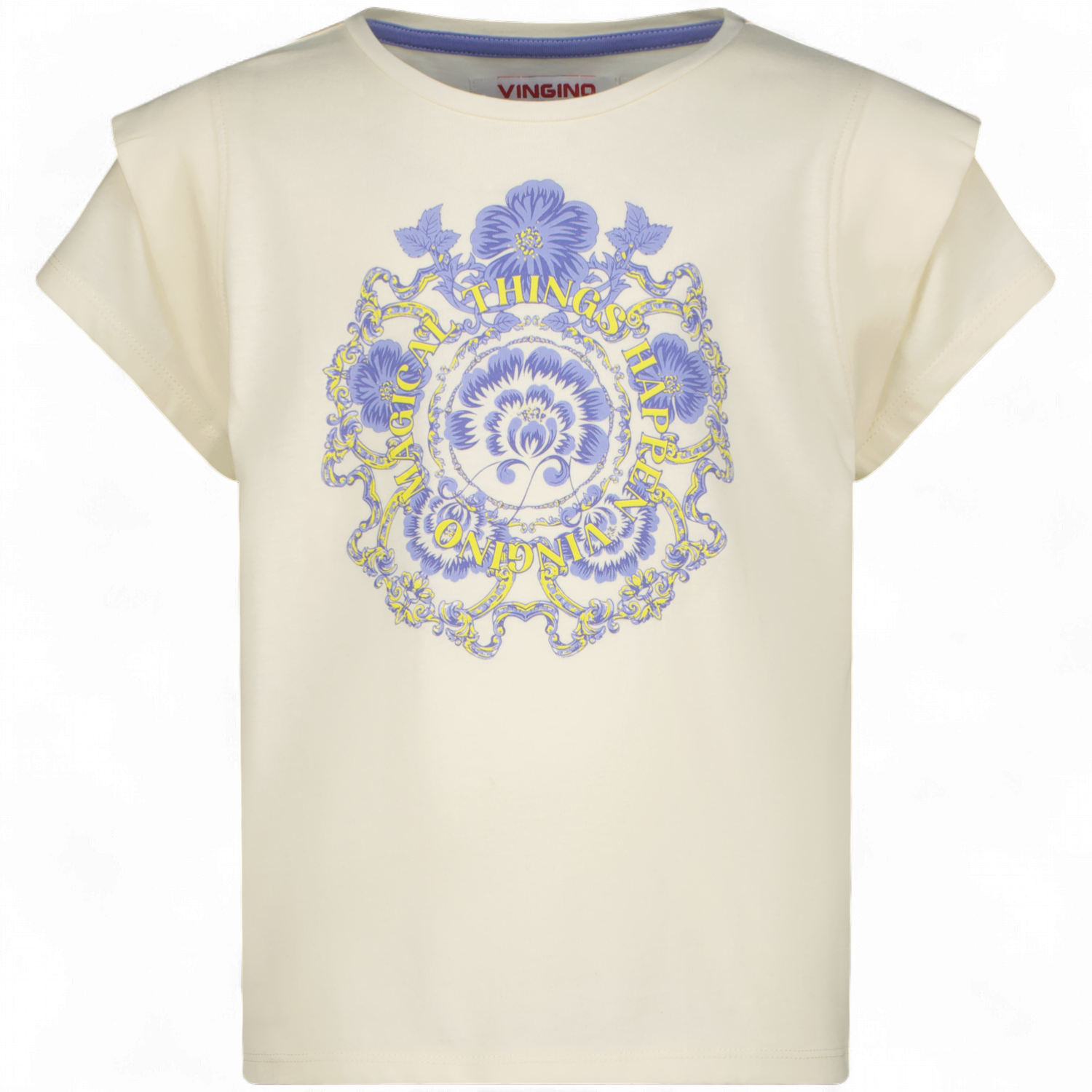 Vingino t shirt met opdruk paars