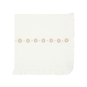 Deolinda baby deken beige bloemen