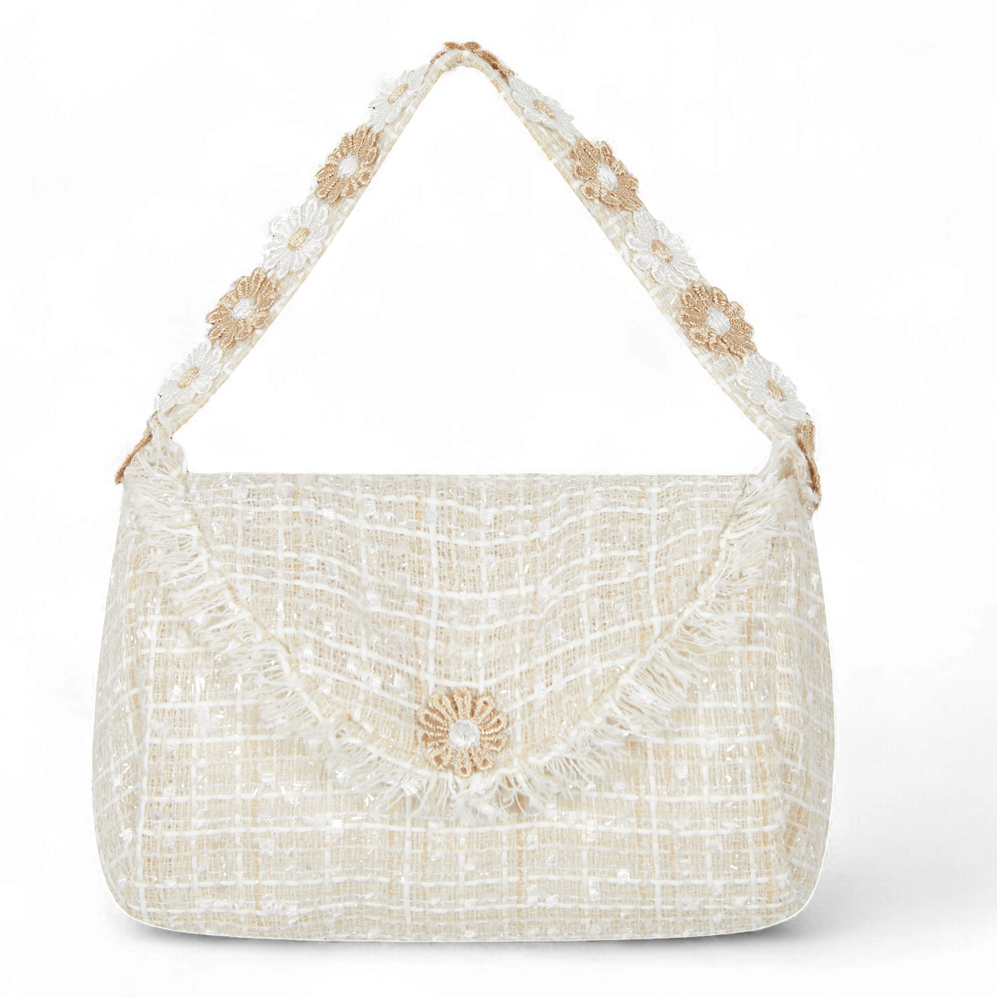 Deolinda handtasje beige bloem