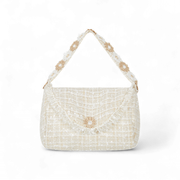 Deolinda handtasje beige bloem