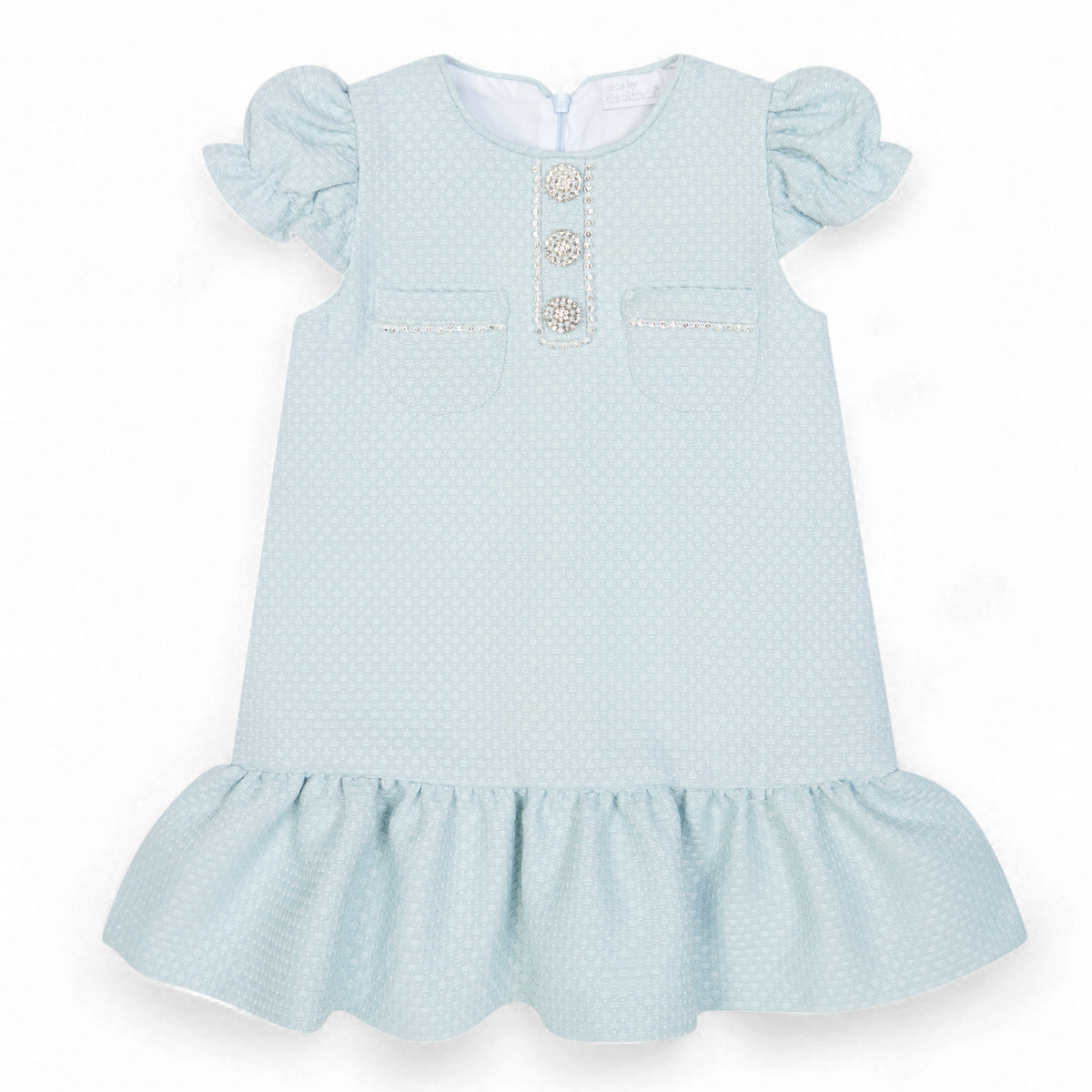 Deolinda baby en meisjes jurk licht blauw