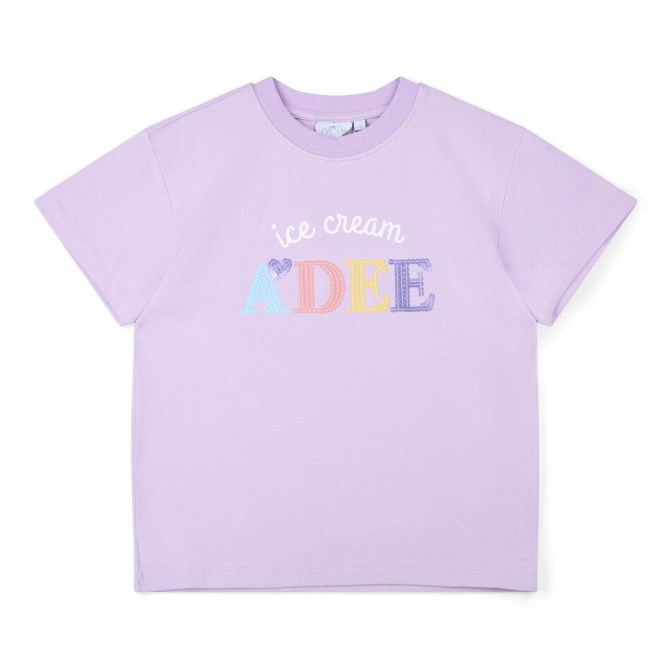 A’Dee Sophia ice cream print fietsbroek set (Lilac Dreams)