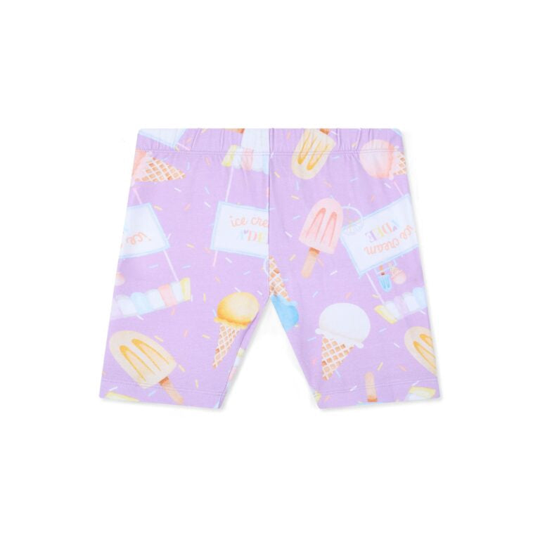 A’Dee Sophia ice cream print fietsbroek set (Lilac Dreams)
