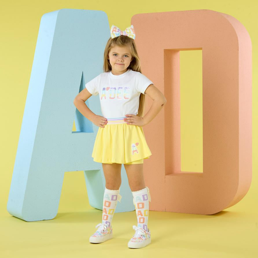 A’Dee Stevie skort set (Bright White)