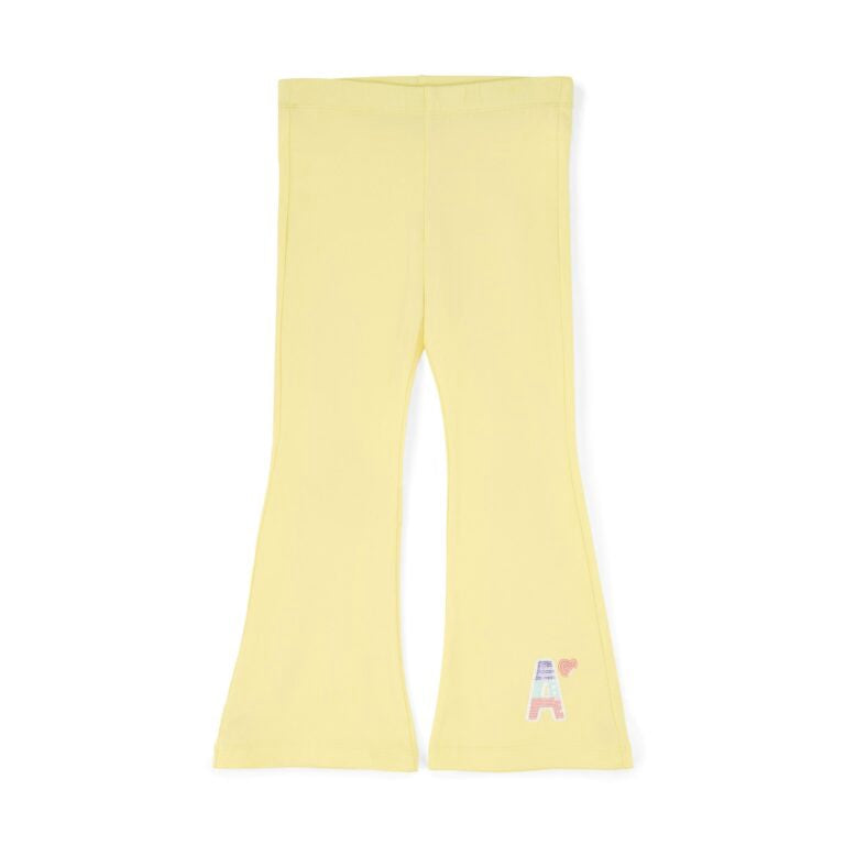 A’Dee Samantha loge print flare set (Bright White)