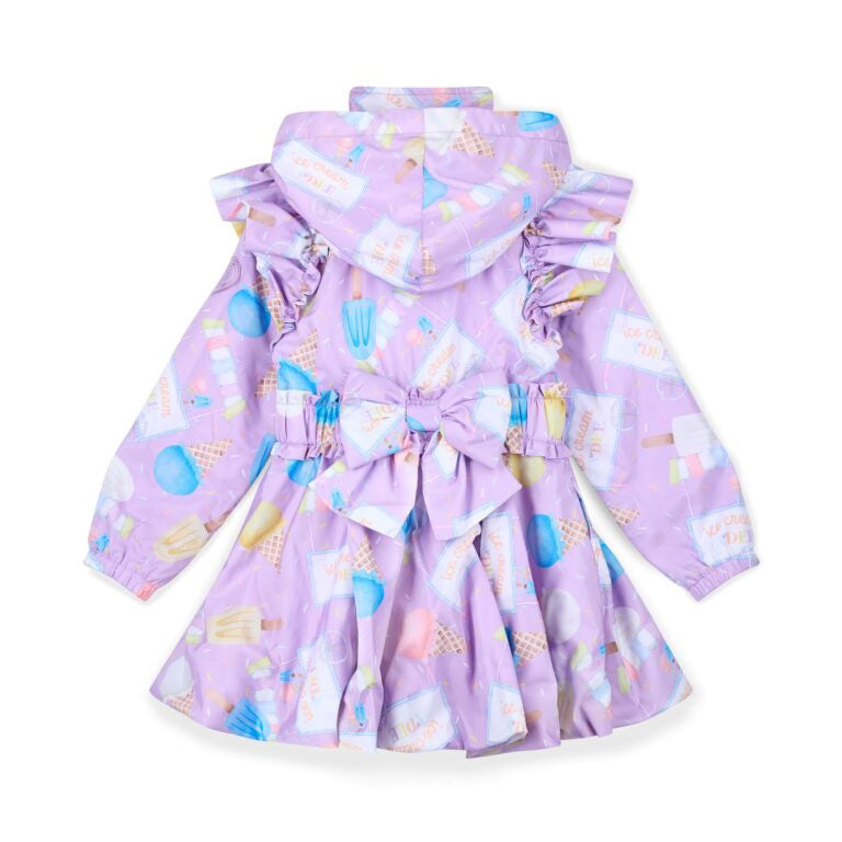 A’Dee Sabrina zomerjas met ice cream print (Lilac Dreams)