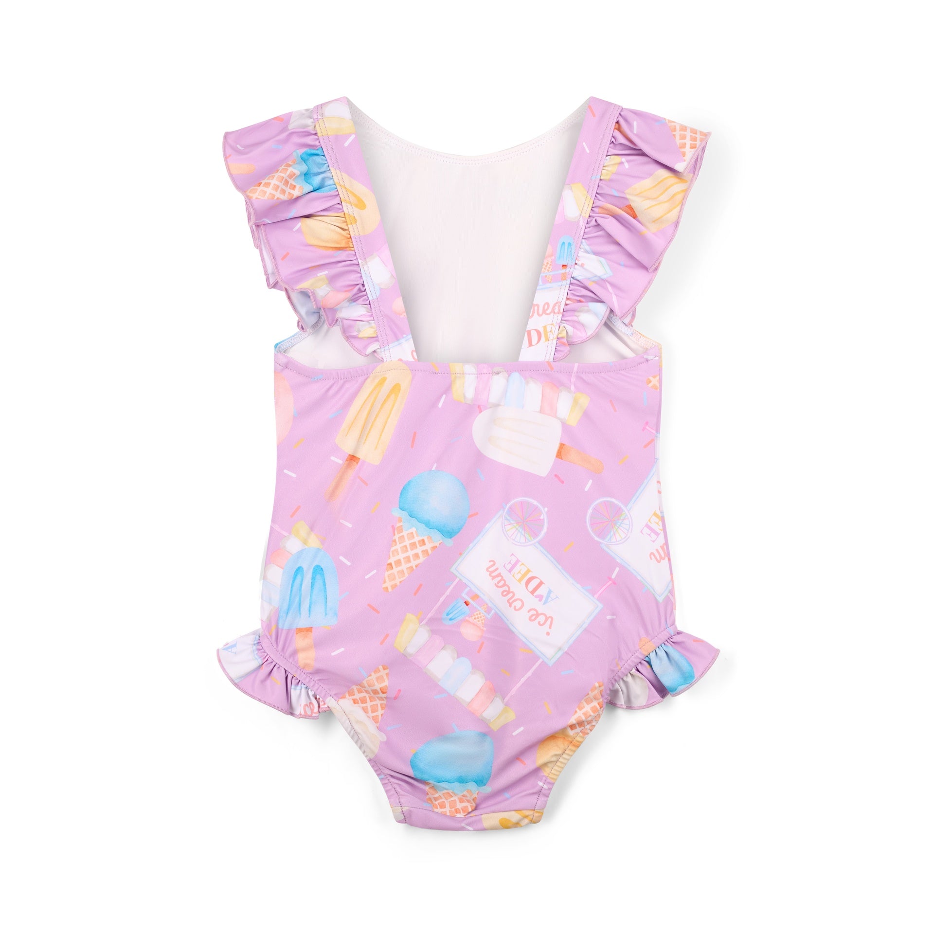 A’Dee Skye ice cream print badpak (Lilac Dreams)